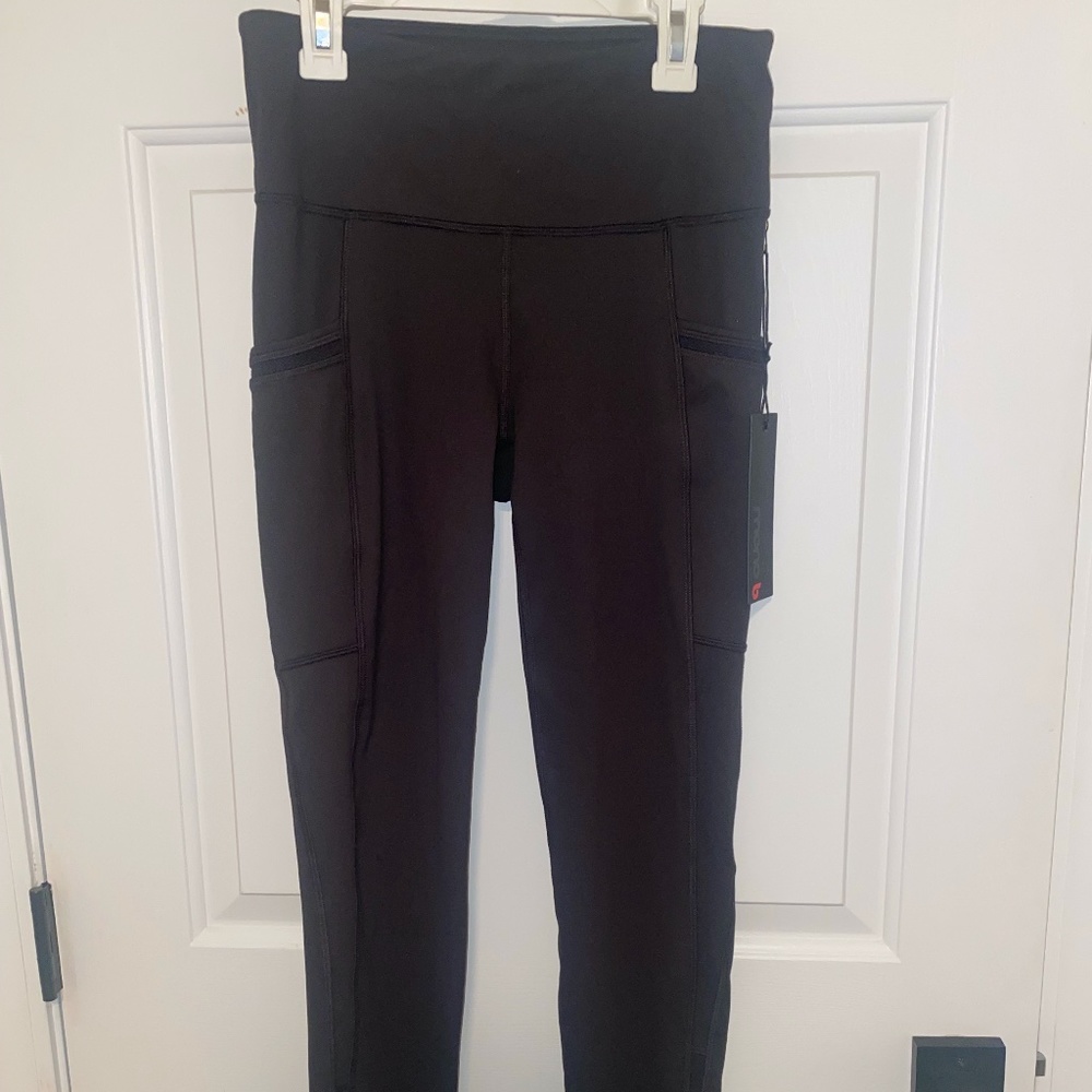 Mono B Charcoal Gray Cropped Leggings